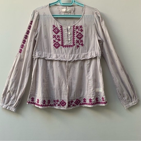 Odd Molly Tops - Odd Molly gypsy boho cotton top blouse size 1 / small